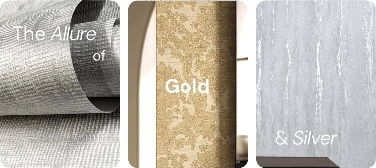 gold wallpaper collections